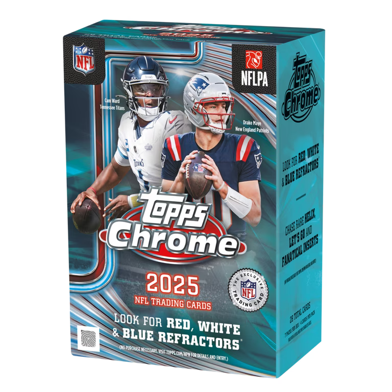 2025 NFL Topps Chrome Value Box x1
