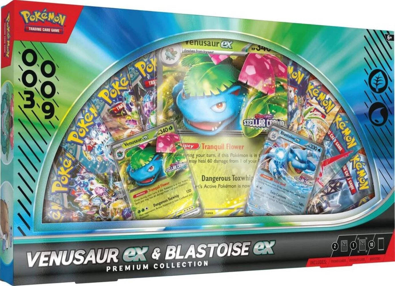 Venusaur ex & Blastoise ex Premium Collection Box x1