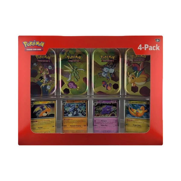 Pokemon 151 4-Pack Mini Tin Sam's Club Collection x1