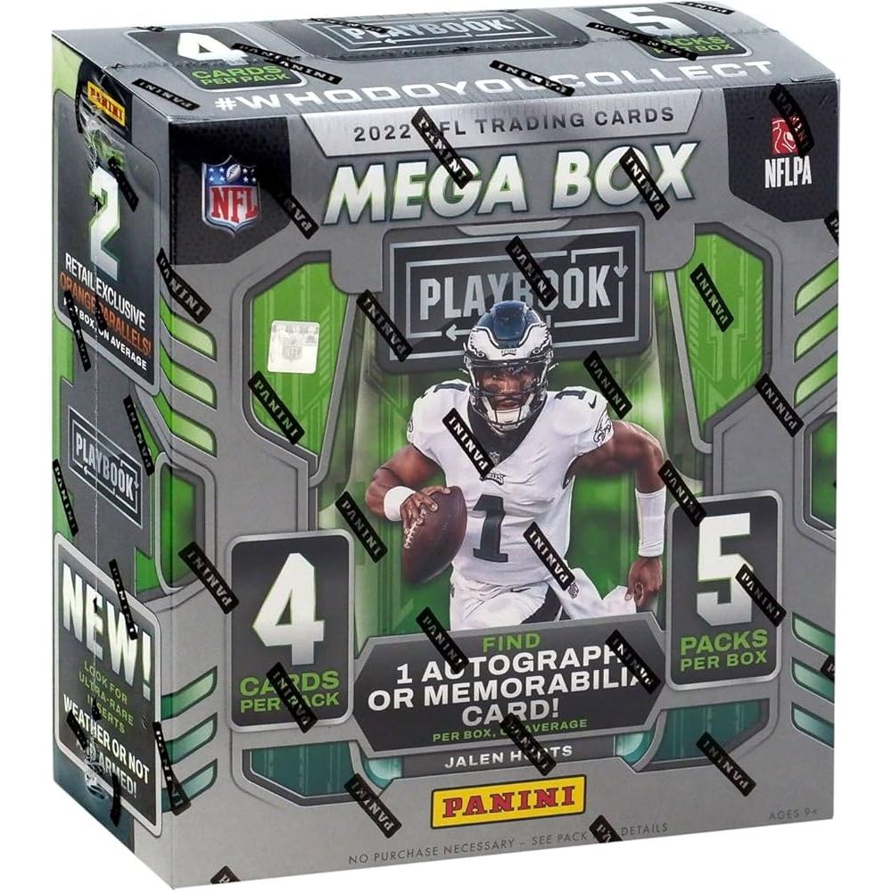 2022 Playbook Football Hobby Mega Box x1