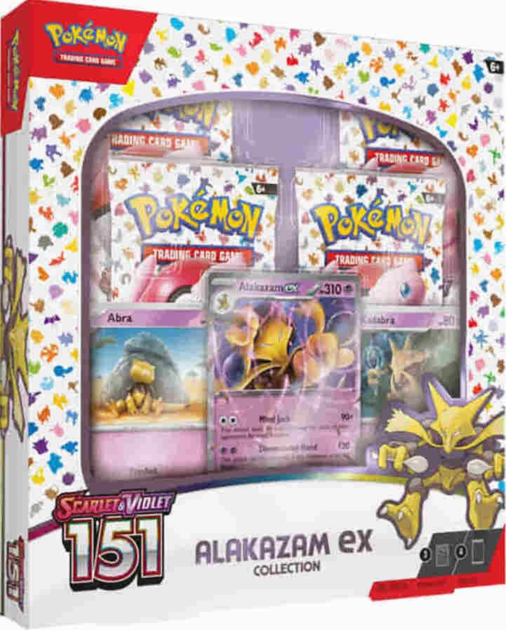 Pokemon 151 Alakazam ex Collection box x1