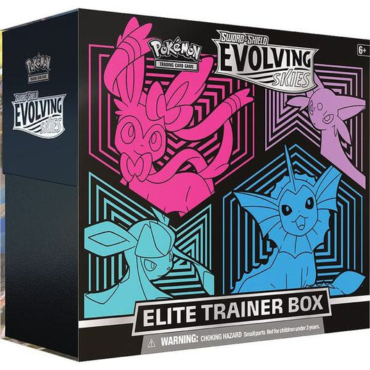 Evolving Skies Elite Trainer Box x1 (LIVE RIP ONLY)