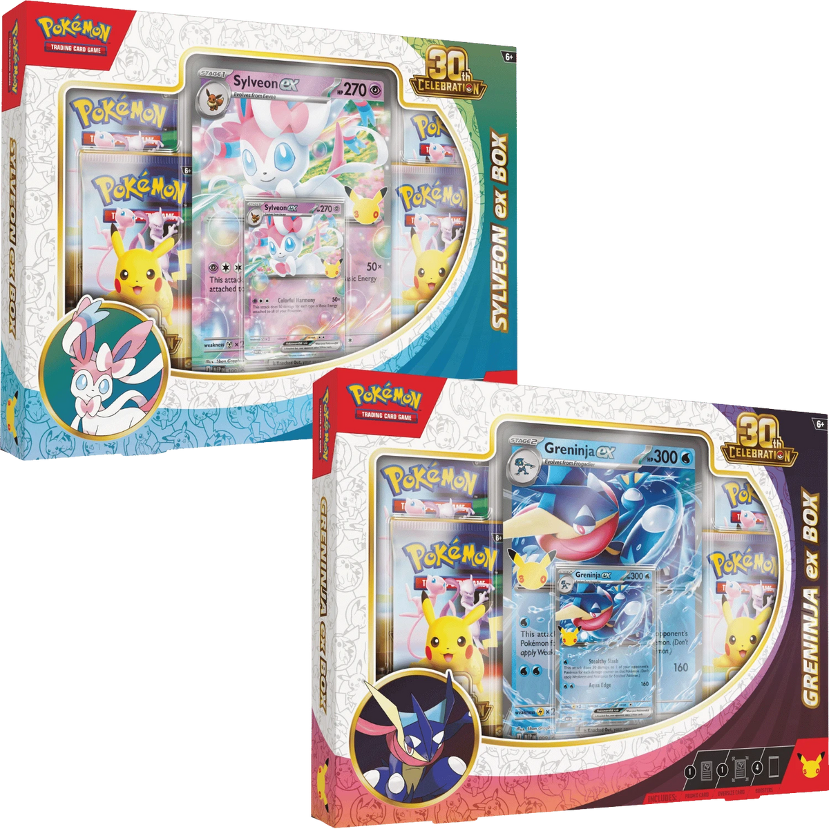 30th Celebration Sylveon OR Greninja ex box x1