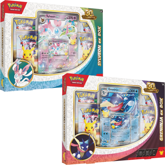 30th Celebration Sylveon OR Greninja ex box x1