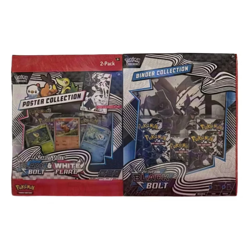 Black Bolt Binder & Unova Poster Sam's Club Collection x1