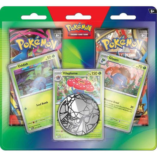 2-Pack Blister Pack [Oddish, Gloom, & Vileplume] x1
