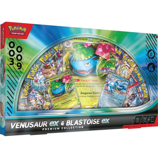 Venusaur ex & Blastoise ex Premium Collection Box x1