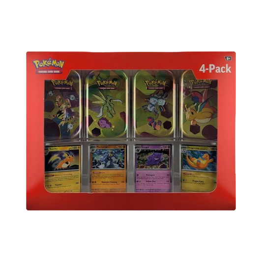 Pokemon 151 4-Pack Mini Tin Sam's Club Collection x1