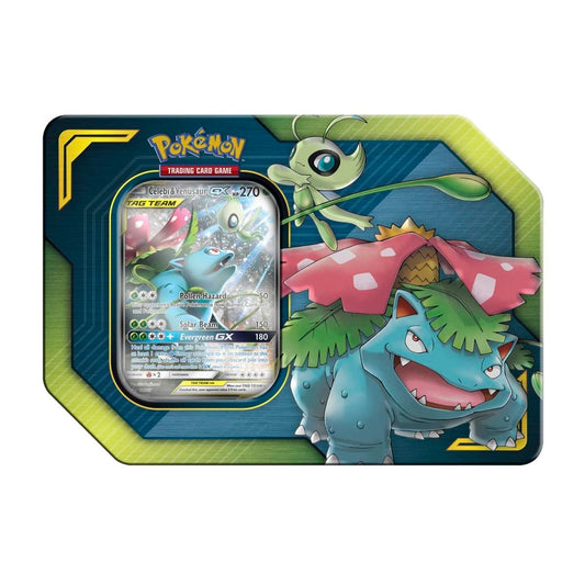 Tag Team Celebi & Venusaur Gx Tin x1